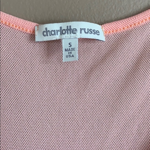 Charlotte Russe skater style dress with sheer back - Picture 5 of 7